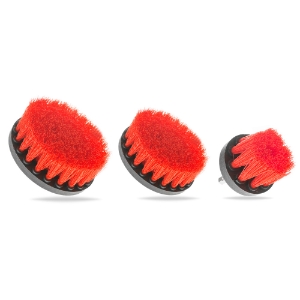 Stiff Bristle Carpet Drill Attachable Brushes