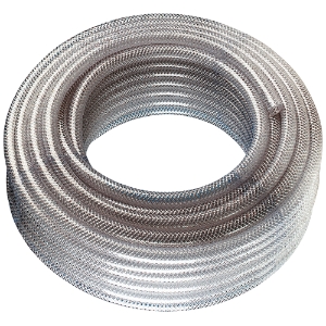 Braided Clear PVC Hose - 30 Metres