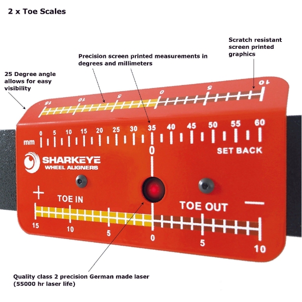 Zubra Twin Steer Laser Truck Wheel Alignment Tool