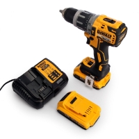 Dewalt Combi Drill c/w 2 X 2.0Ah Li-Ion Batteries - 18V