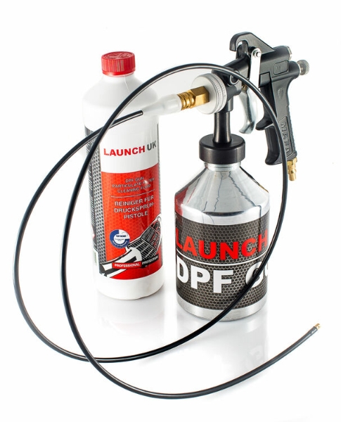 DPF Cleaning Gun + 12 Bottles of DPF Cleaning Fluid