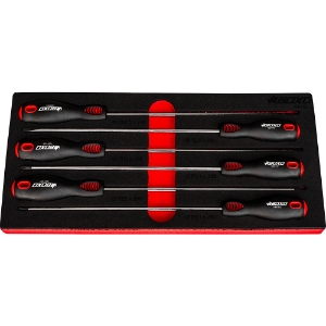 250mm Long Screwdriver set in EVA Foam - 6 Piece