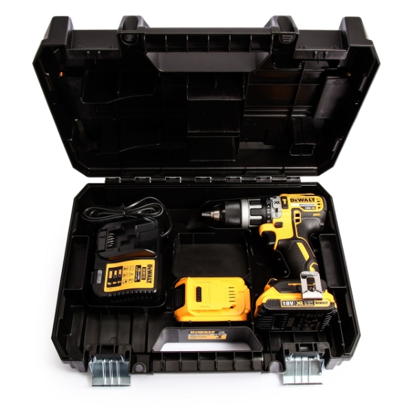 Dewalt Combi Drill c/w 2 X 2.0Ah Li-Ion Batteries - 18V