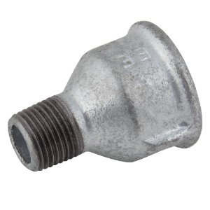 Male BSPT x Female BSPP Socket - Galvanised